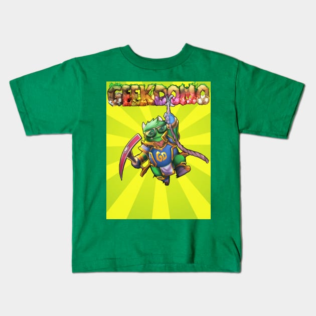 Domo the Explorer Kids T-Shirt by geekdomo